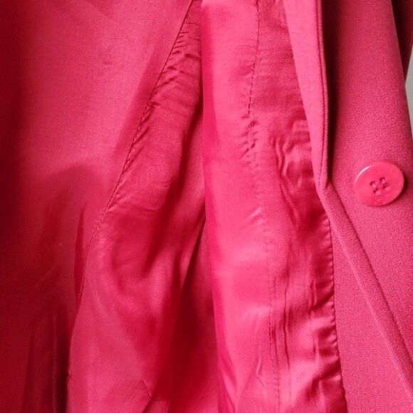 NWT GRACE DANE LEWIS RED BLAZER JACKET SIZE 10 OFFICE HOLIDAY HUNGER GAM… - Picture 10 of 11